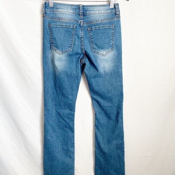 Wax Jeans Boot Cut Stretch Medium Wash Sz 5 - Picture 4 of 7